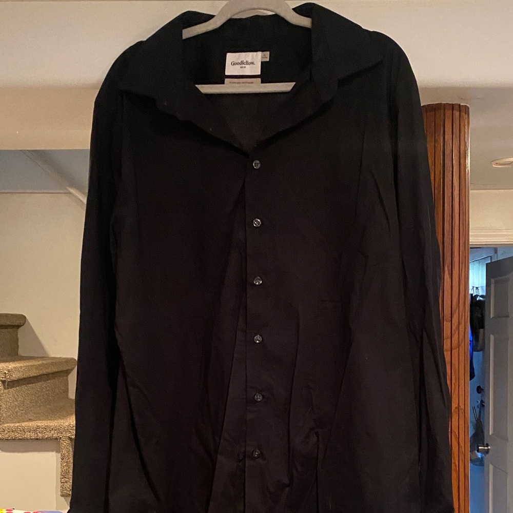 Goodfellow & Co Men's Black Dress Shirt